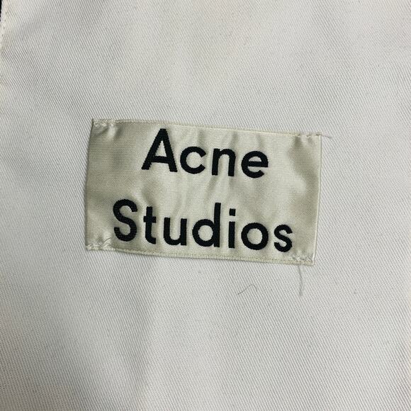 ACNE STUDIOS Size 44 Black Polyester Cotton Patches Jacket - Picture 6 of 8